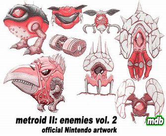 Metroid II Enemies, Volume 2