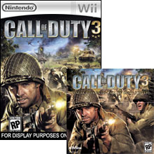 Call of Duty 3 with bonus DVD for Wii & PS3