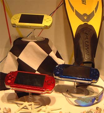psp colors yellow red blue
