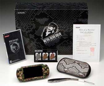 Metal Gear Solid Portable Ops Limited Edition Camouflage color PSP KonamiStyle Package
