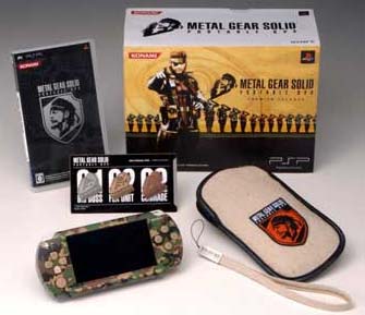 Metal Gear Solid Portable Ops Limited Edition Camouflage color PSP Premium Package