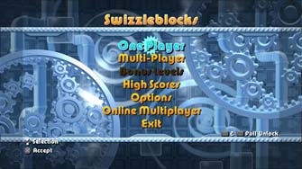 Swizzleblocks PS3 options menu