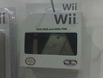 Wii Dog Tags and Lapel Pins