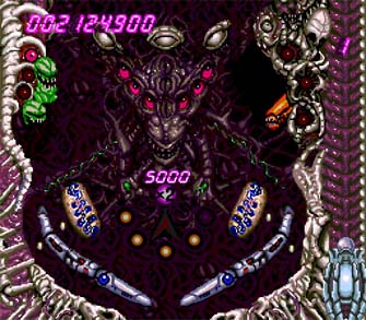 Alien Crush from TurboGrafx on the Wii Virtual Console