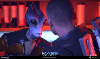 Mass Effect realistic eyes screenshot