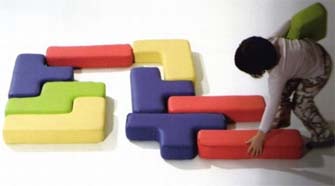 Tetris blocks furniture