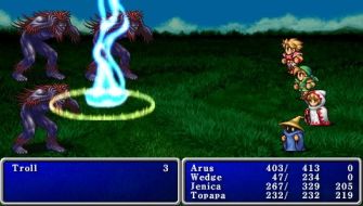 Final Fantasy PSP - Troll Battle