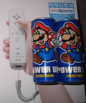Super Mario Power Up energy drink