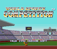 World Sports Competition title screen