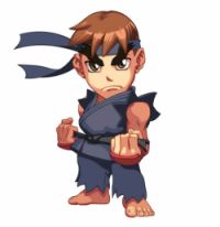 Chibi Ryu Art - Super Puzzle Fighter II HD Remix (Xbox 360, PS3, PC)