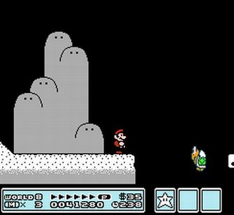 Some levels look really cool. - Super Mario Bros. 3 Screenshot