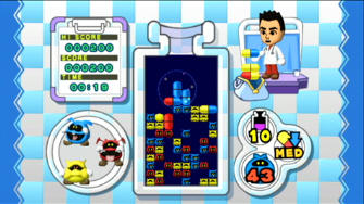 Dr. Mario WiiWare Screenshot