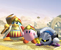 King Dedede, Kirby and Meta Knight - Super Smash Bros. Brawl pic