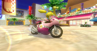 Mario Kart Wii motorcycle screenshot