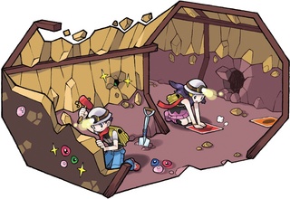 Pokemon underground treasure hunting