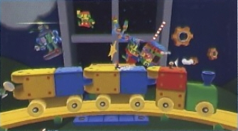 Super Mario Galaxy toys room level screenshot