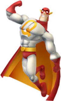 Buzz! The Mega Quiz Superhero Character (PS2)