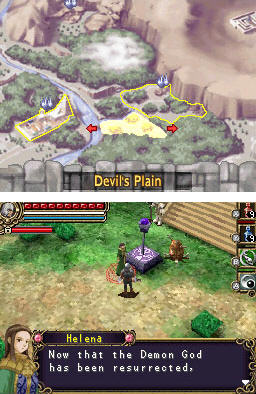 Dungeon Explorer: Warriors of Ancient Arts DS screenshot