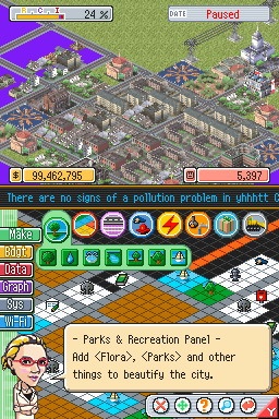 SimCity DS screenshot