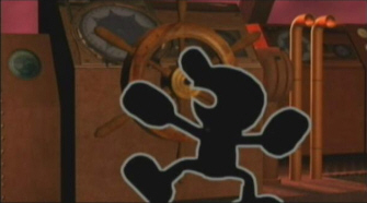 Mr Game and Watch in Super Smash Bros Brawl