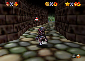 Super Mario 64 Screenshot - Metal Mario