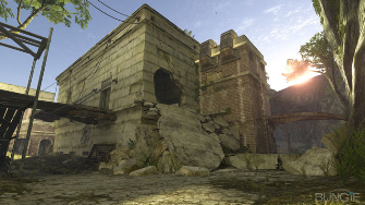 Halo 3 Ghost Town map screenshot