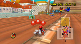 Mario Kart Wii online Battle Mode screenshot