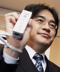 Satoru Iwata Wii Remote