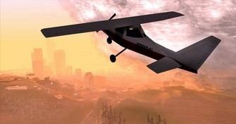 Grand Theft Auto San Andreas Great Flying Pic