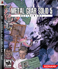 Metal Gear Solid 5 PS3 fake boxart