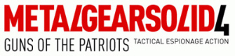Metal Gear Solid 4: Guns of the Patriots tactical espionage action logo