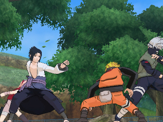 Naruto: Clash of Ninja Revolution 2 Wii screenshot