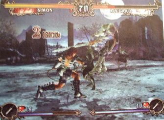 Castlevania Judgement fighting game Wii screenshot