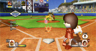 Mario Super Sluggers Mii character screenshot