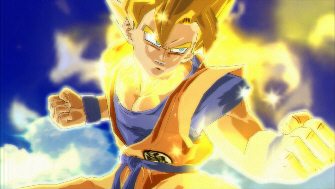 Super Saiyan Goku character transformation