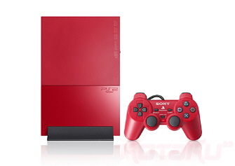 Cinnabar Red Colored Japanese PS2