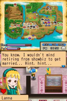 Harvest Moon: Island of Happiness DS screenshot