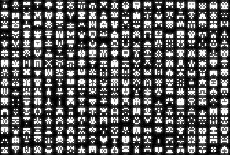 Space Invaders fractal