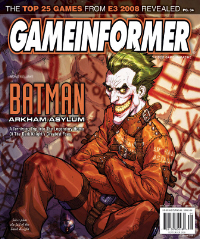 Game Informer's Batman: Arkham Asylum Joker Cover