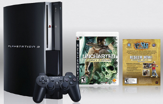 PS3 160GB Uncharted Bundle Package