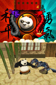 Kung Fu Panda: Legendary Warriors game DS screenshot