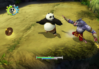 Kung Fu Panda: Legendary Warriors game Wii screenshot