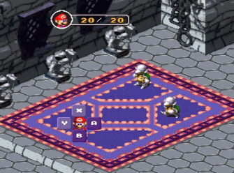 Super Mario RPG Battle Screenshot