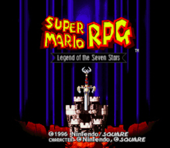 Super Mario RPG Title Screenshot