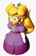 Super Mario RPG Princess Peach (Toadstool) Character Artwork