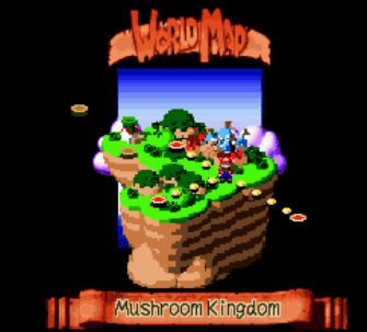 Super Mario RPG World Map Screenshot
