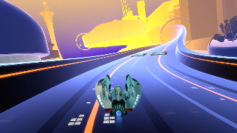Neon beauty in this Wipeout HD Screenshot for PS3. Click for big pic