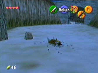 Gold Skulltula Screenshot (Zelda: Ocarina of Time)