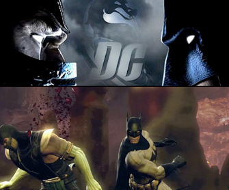 Mortal Kombat vs DC Universe Scorpion vs Batman Screenshot Artwork