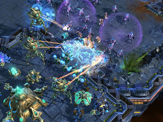 StarCraft 2 Gameplay Screenshot